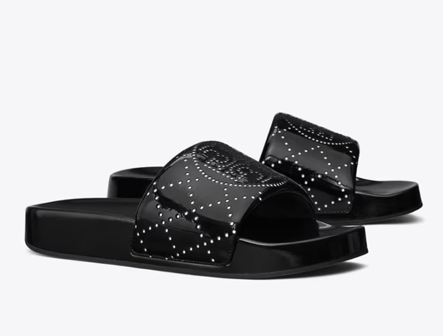 【預購】Tory Burch H0814118 Double T Pool 拖鞋