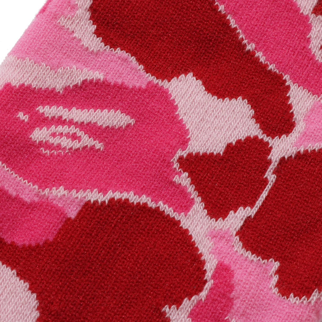 ☆ETW☆【EASY TO WEAR】ABC CAMO JACQUARD SOCKS 猿人 迷彩 猿人頭 襪子 長襪