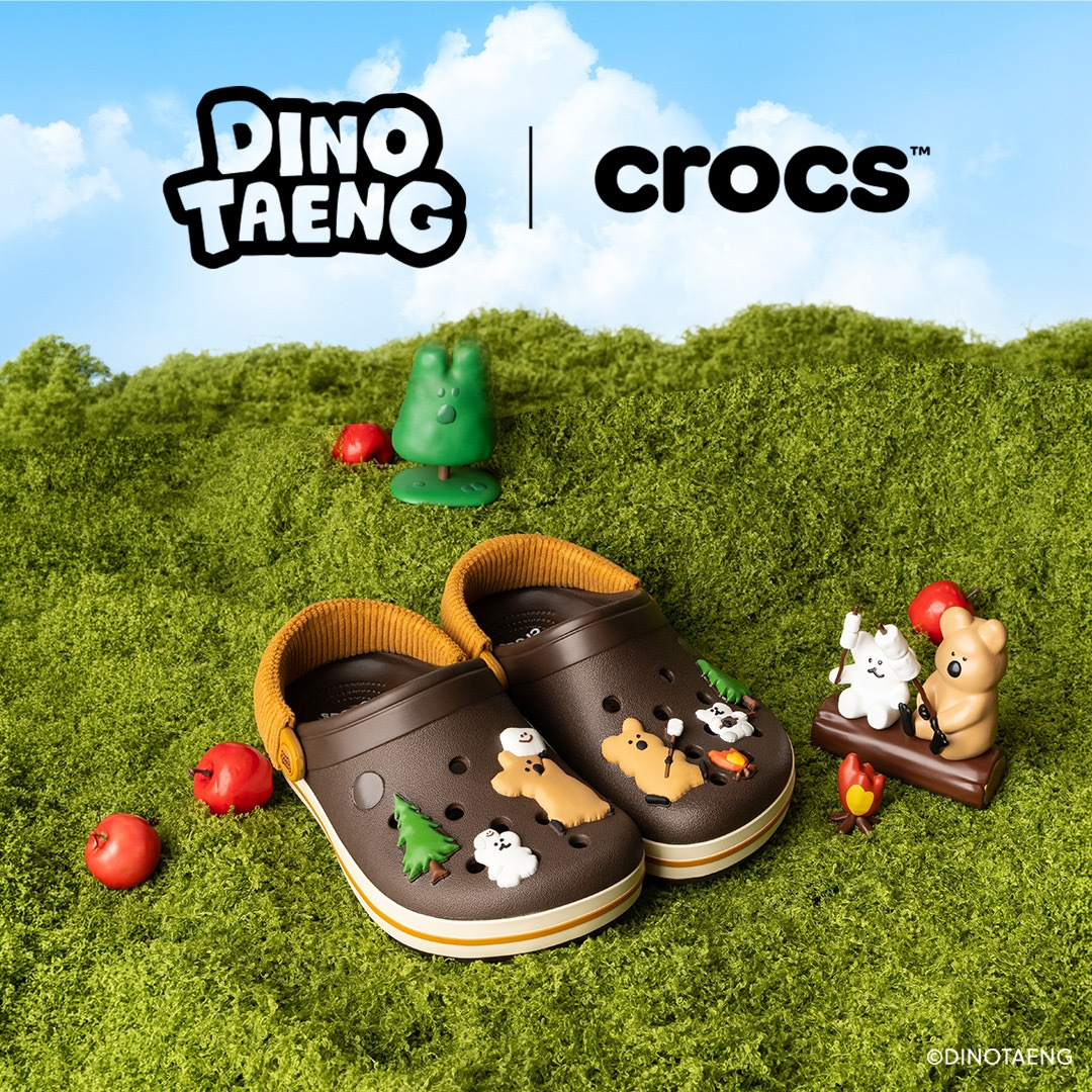 【預購】Crocs 經典 Classic Clog 韓國文創 聯名款 Dinotaeng 矮袋鼠 洞洞鞋 213724-90H