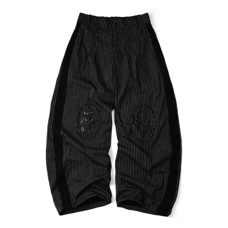 Wall of Sound - 5:25 / “SADIE” CHAOS STRIPE BAGGY PANTS - BLACK