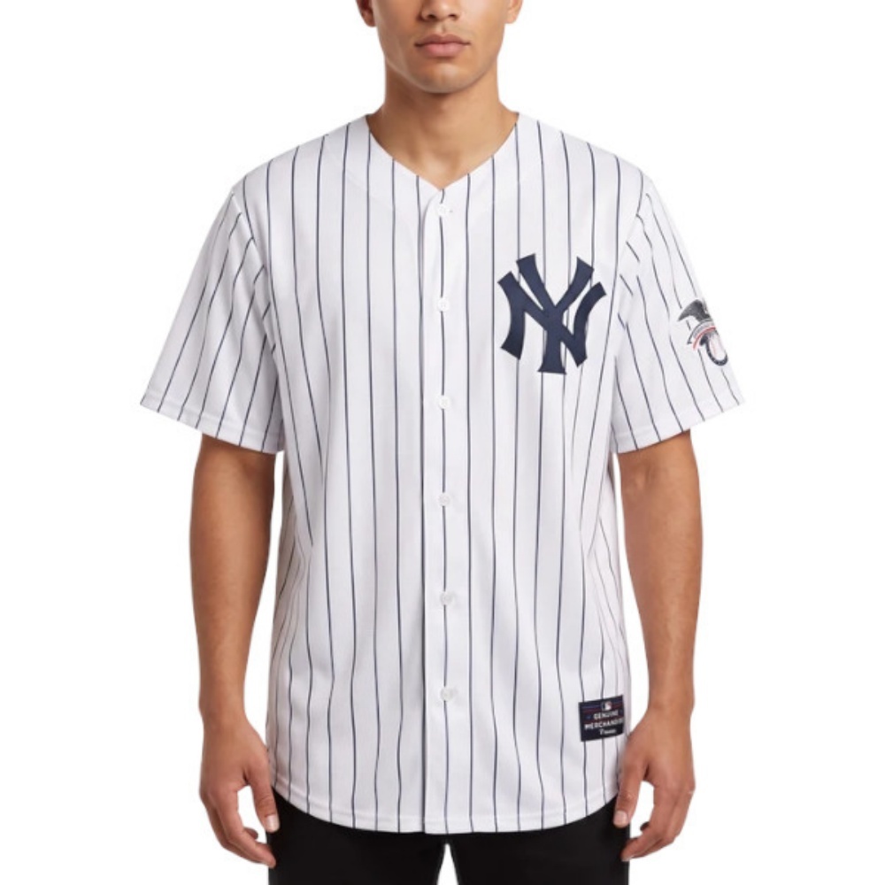 MLB 球衣 紐約洋基 條紋 JUDGE 法官 99號 棒球襯衫 MBPJS525226-WH1