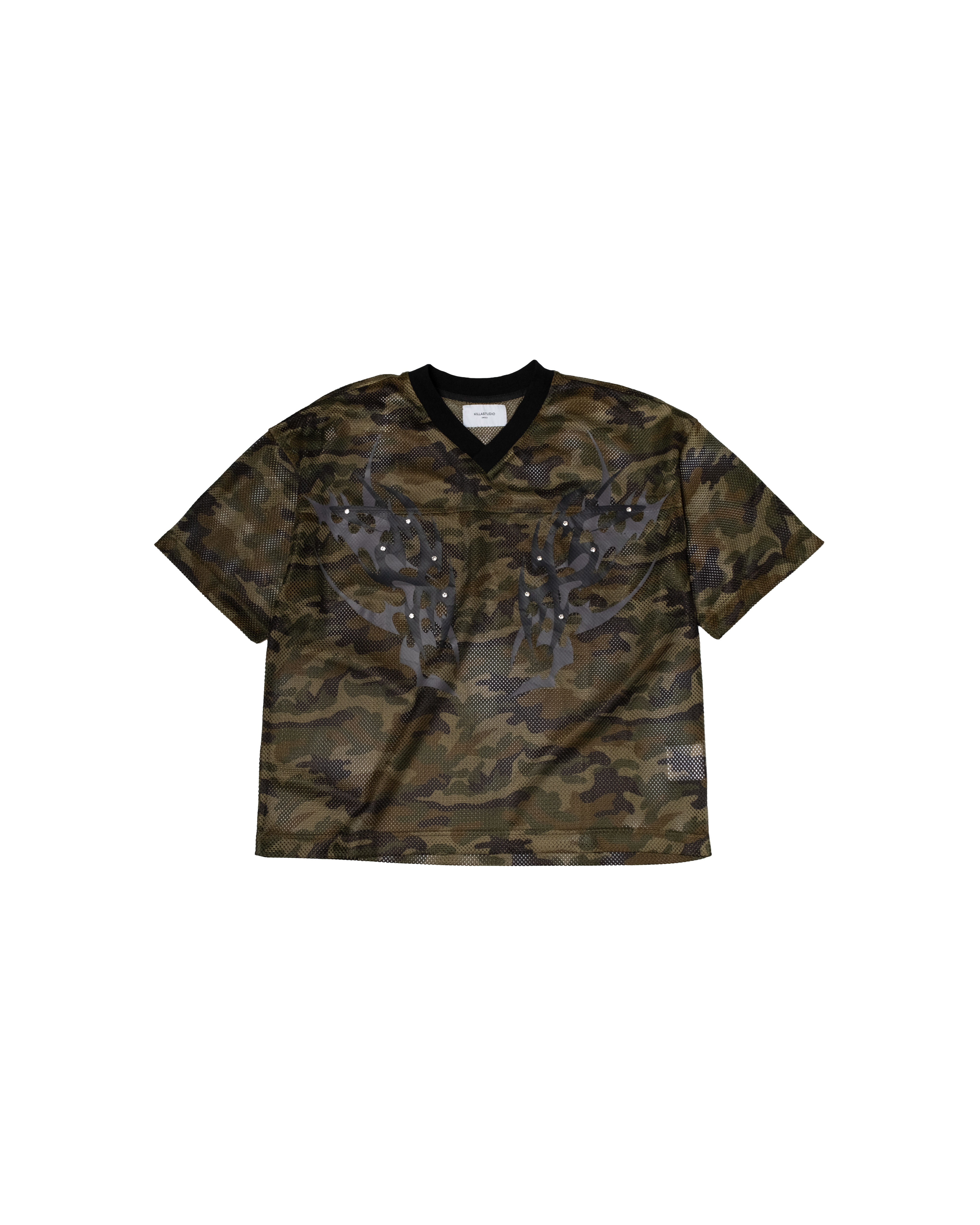 【車庫服飾】FASHION KILLASYSTEM CAMO MESH V-JERSY