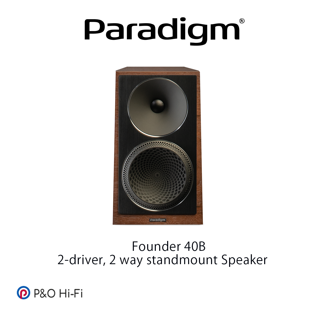 Paradigm Founder 40B 2 路書架喇叭