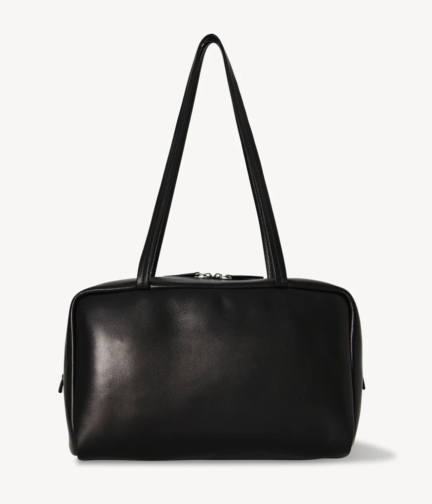 The row Astra Bowling Bag 黑色 馬鞍皮 保齡球袋 單肩袋