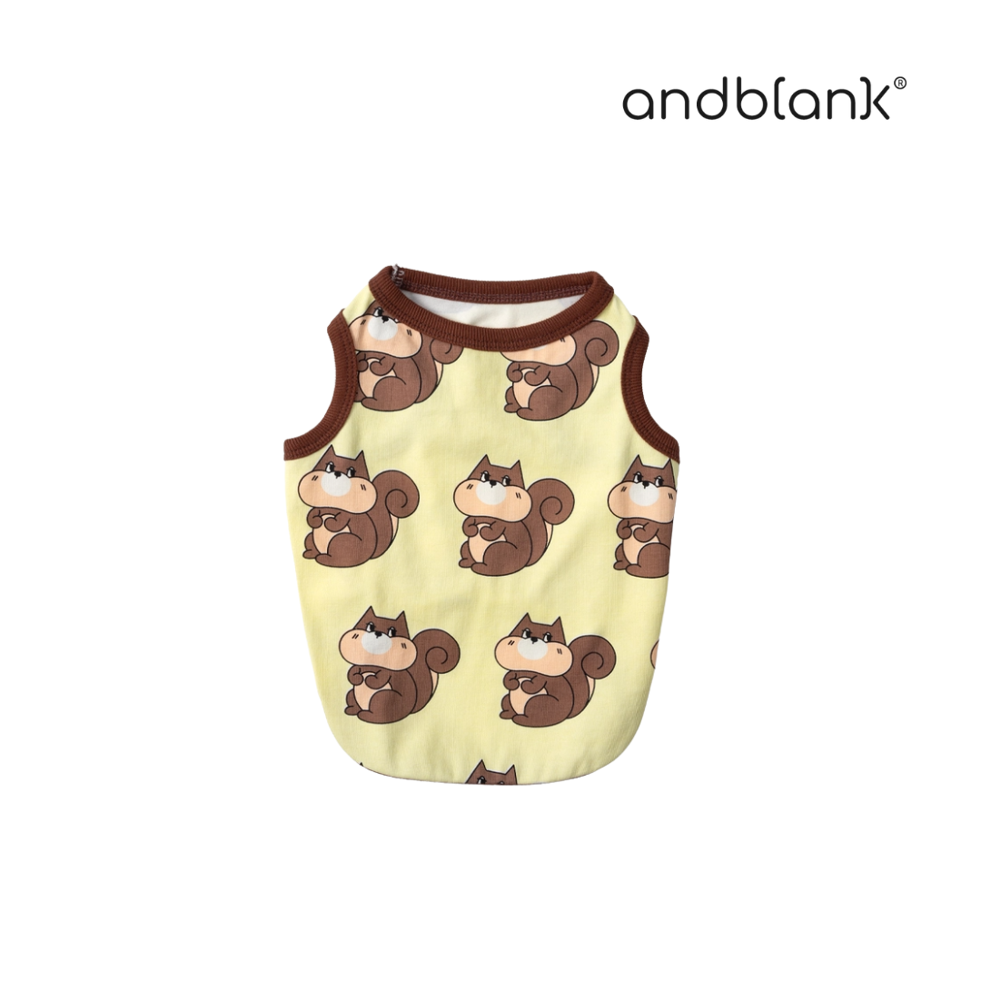 andblank 經典松鼠背心