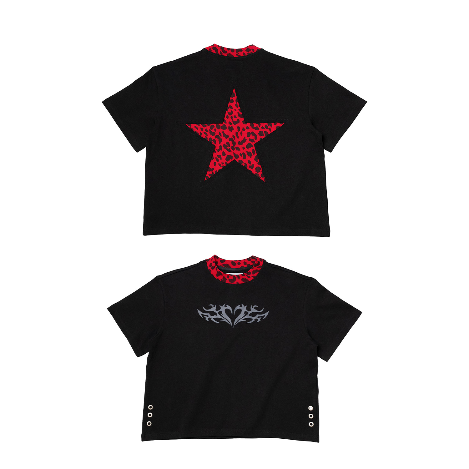 【車庫服飾】FASHION KILLASYSTEM REBEL STAR LEOPARD TEE
