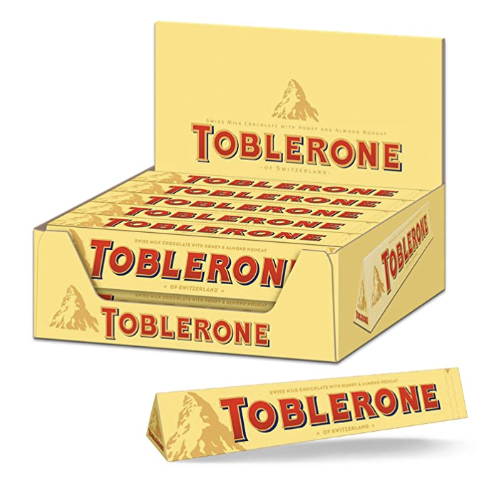 Toblerone Bar 100g  (20 bars/box)