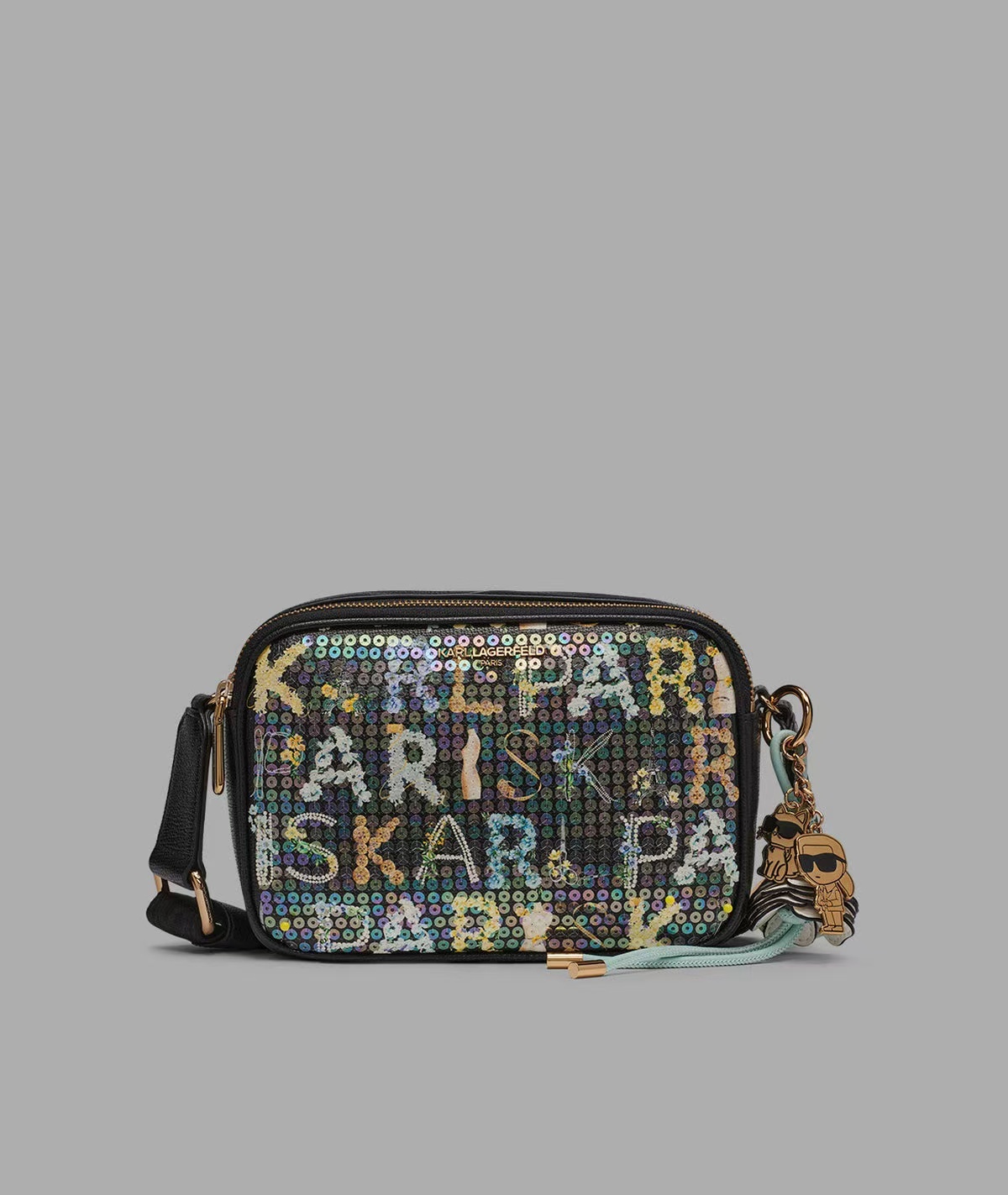 【預購】KARL LAGERFELD PARIS H0814158 Maybelle 亮片斜背包