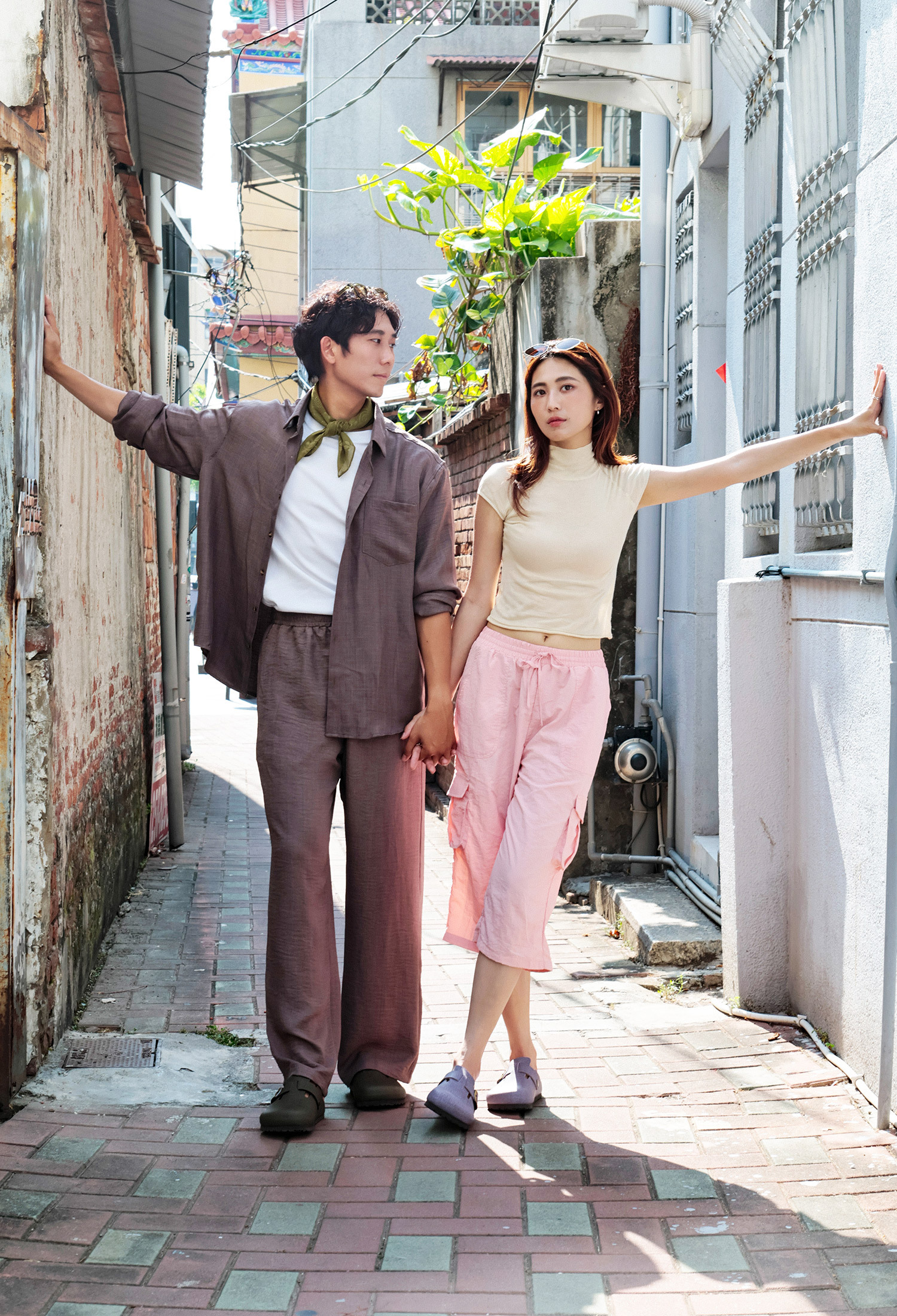 【女款】機能革穆勒拖履 葡萄