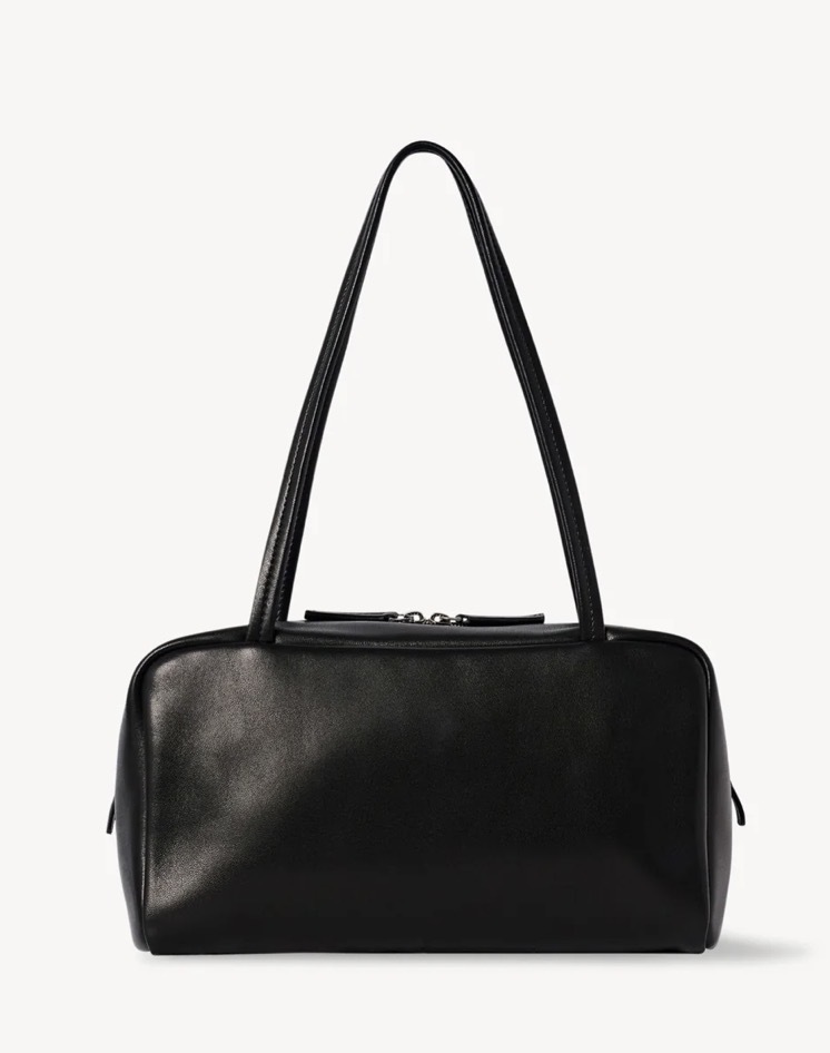 The Row Astra Bag 黑色 馬鞍皮 單肩袋