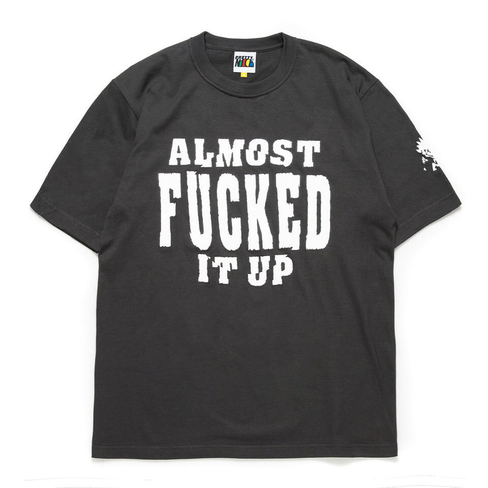 PRETTYNICE｜Almost F'd It Up Tee (Smoke Black)