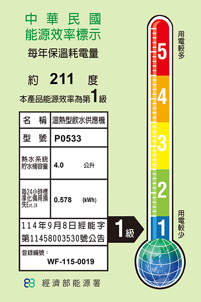 櫻花 P0533 廚下RO雙溫淨熱飲水機