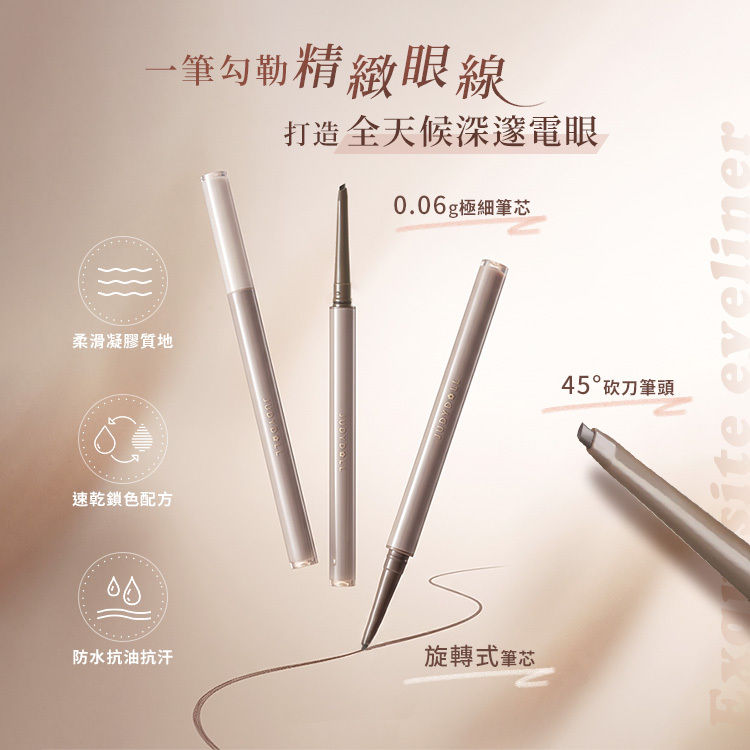 Judydoll橘朵 精準描繪砍刀眼線膠筆 0.06g 公司貨【AP116】