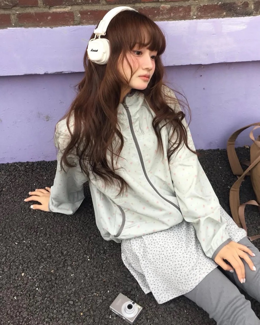 🇰🇷 aeae FLOWER WINDBREAKER JACKET 小碎花 花卉 防風外套 連帽 / 預購
