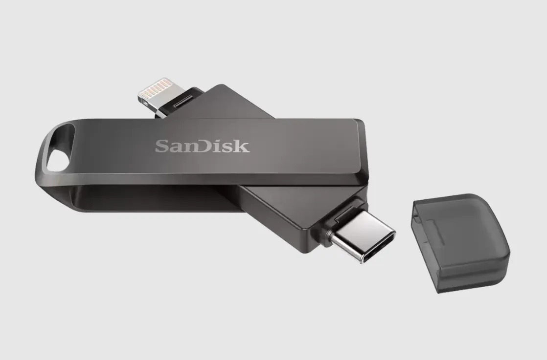 SanDisk Phone Drive USB-C+Lightning Flash Drive IXD0N
