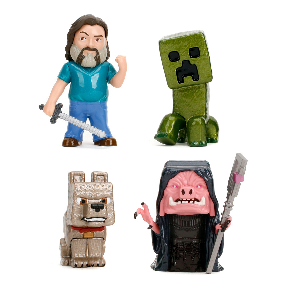 MINECRAFT 2.5吋合金公仔 W5 四款一套