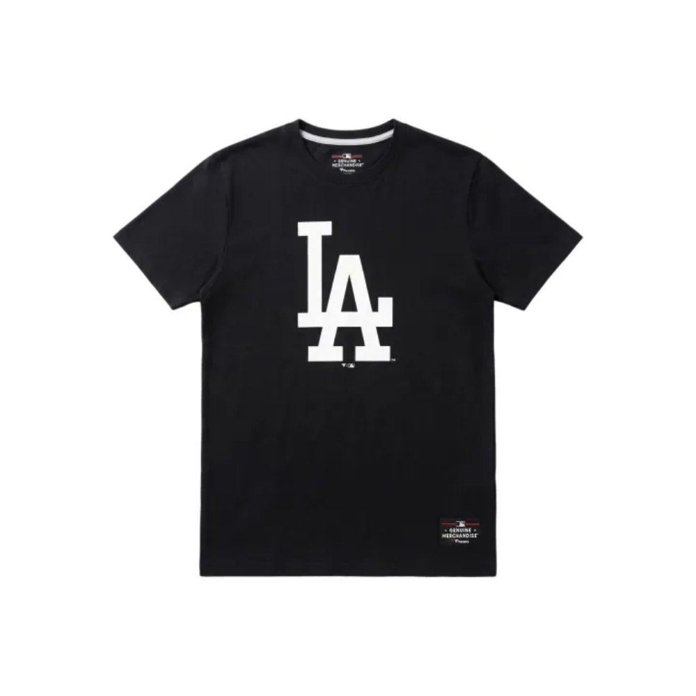 MLB 短T 洛杉磯道奇 黑色 大LOGO 短袖 T恤 MLBTS520200-BLK3