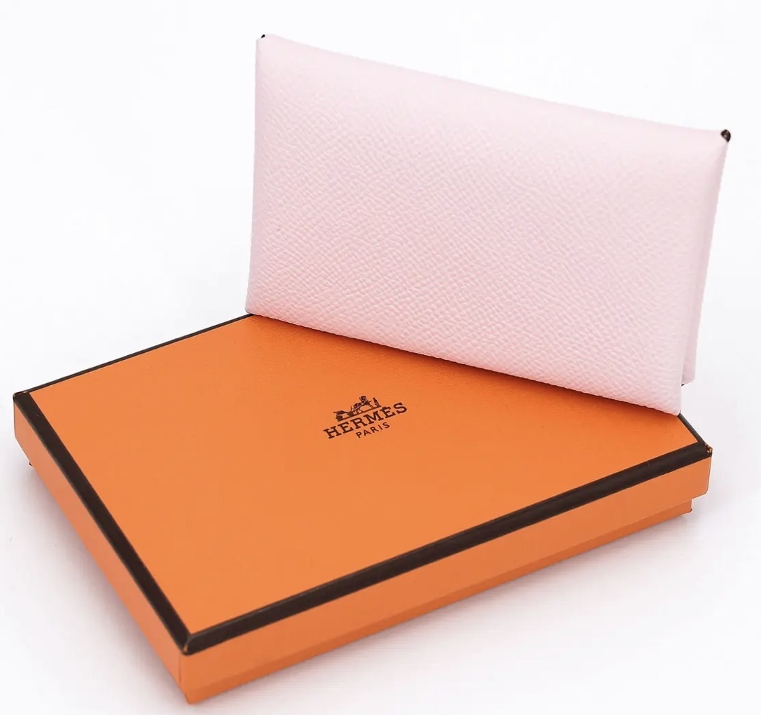 Hermes Calvi M7 Rose Darling Card Holder 卡包