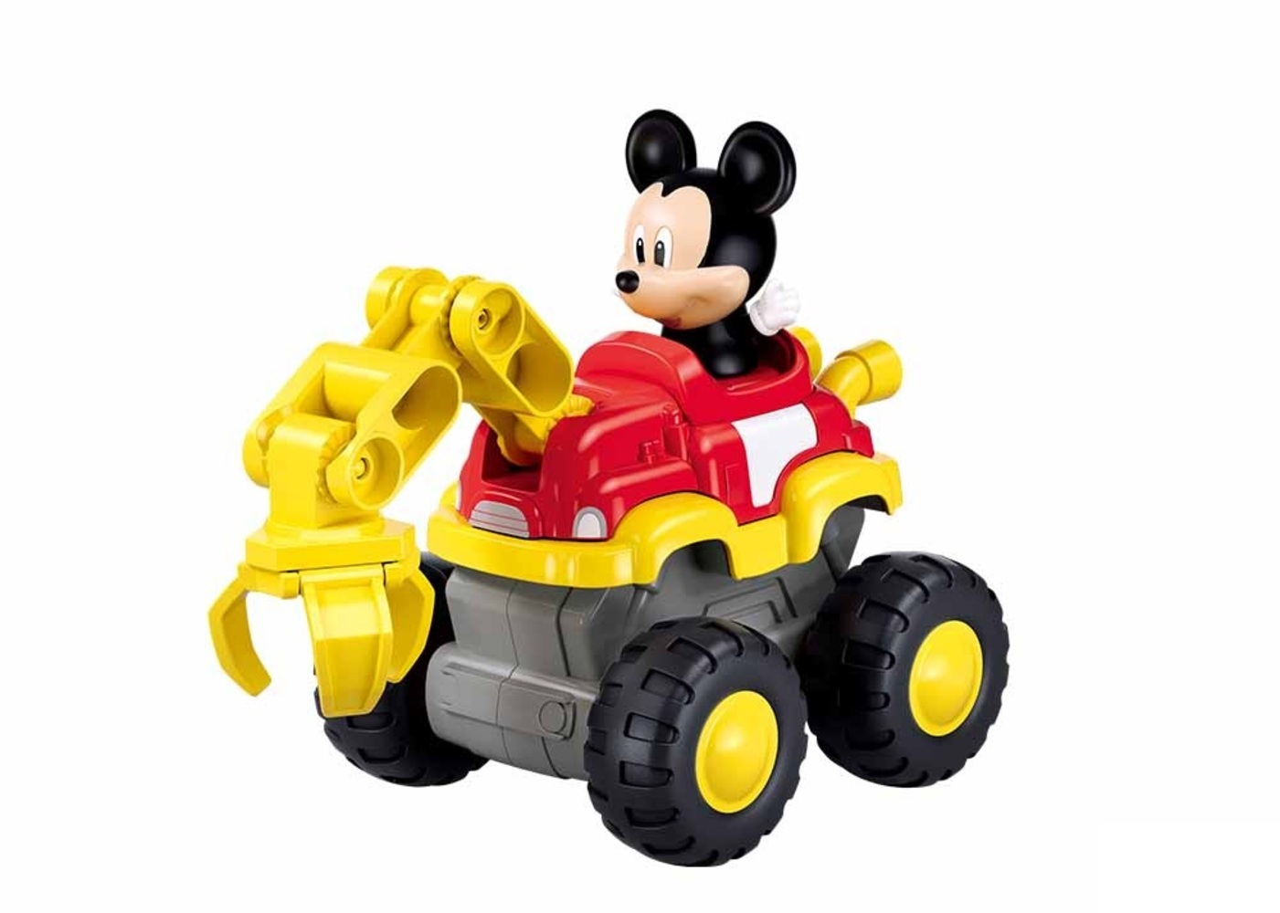 【迪士尼】組裝磨輪工程車 米奇挖土機 strc