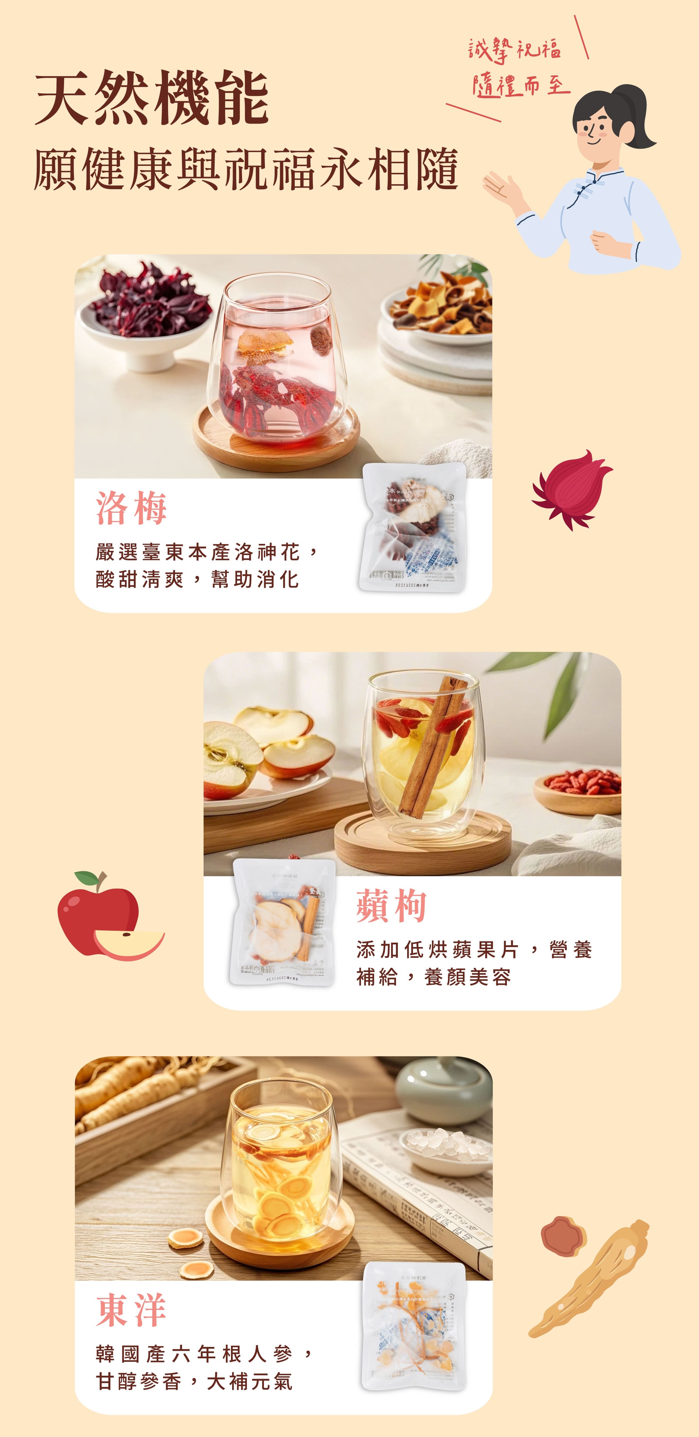 登義艸果水禮盒特色