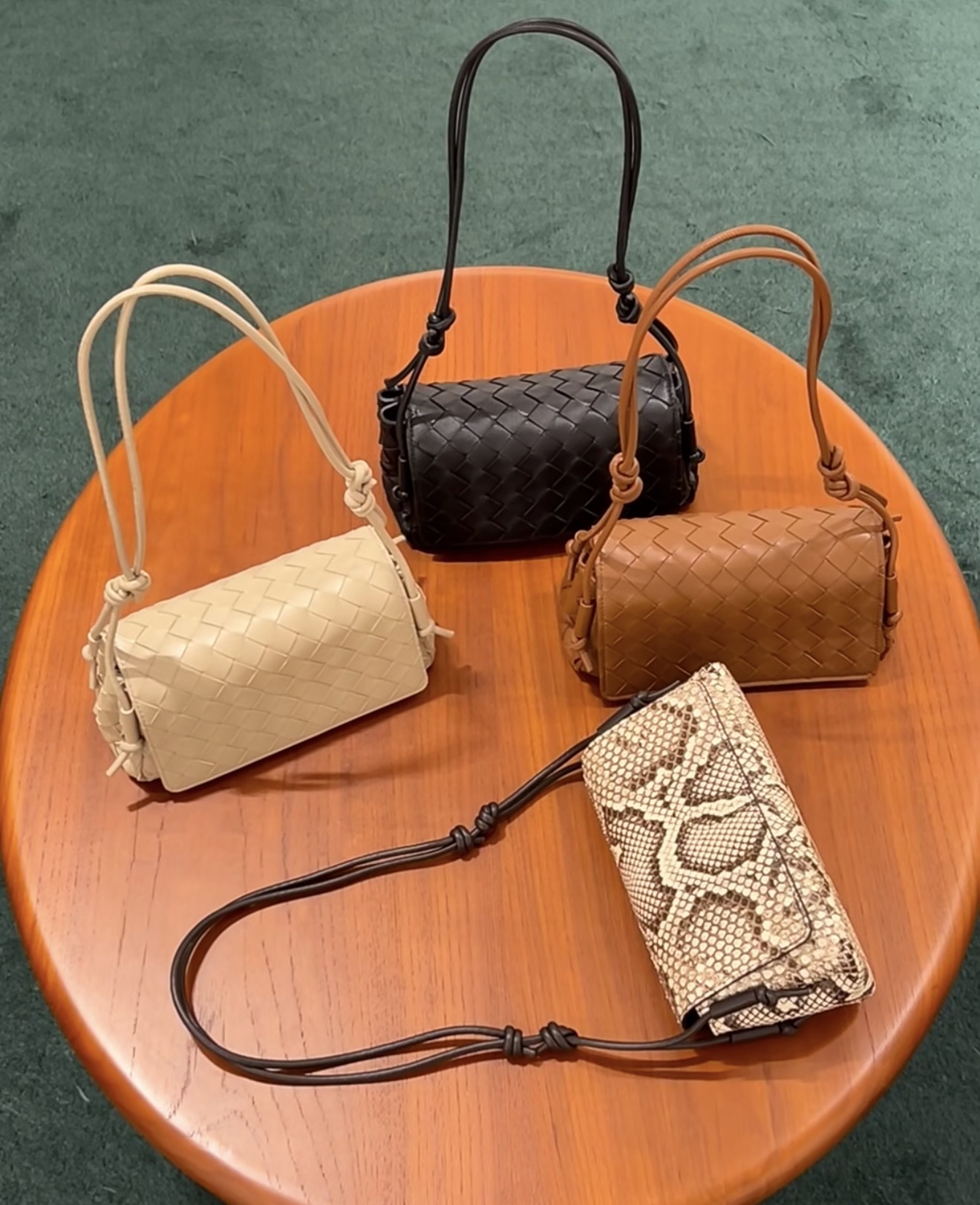 【3色入】Bottega Veneta bv Notturno Intrecciato 編織 斜孭袋