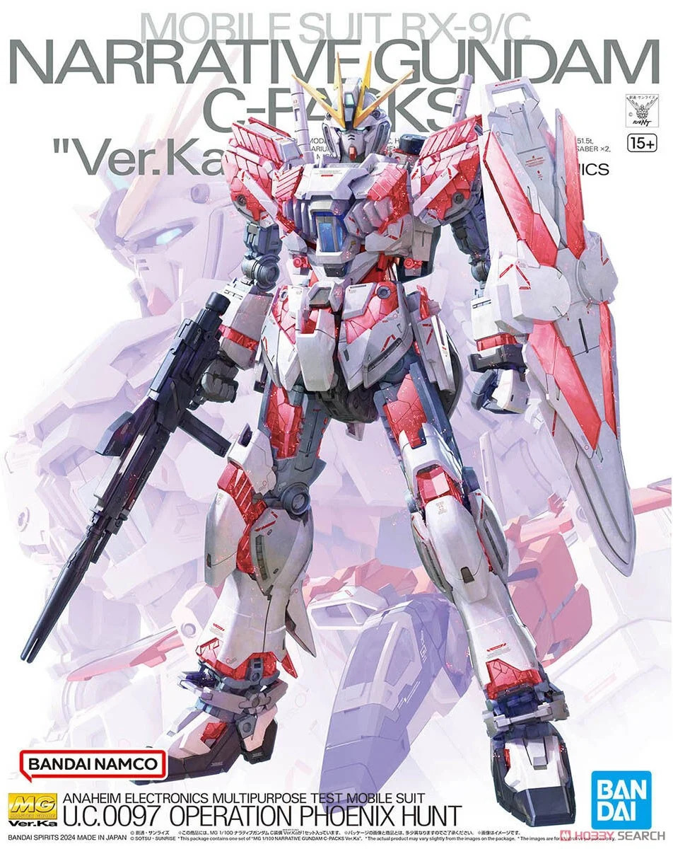 萬代 MG 1/100 敘事 C裝備 Ka 組裝模型