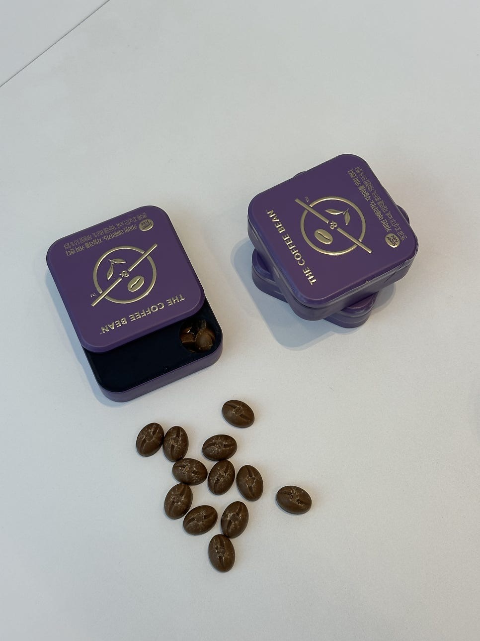 【預購】韓國代購 THE COFFEE BEAN 經典美式 無糖咖啡糖 木糖醇 濃縮咖啡糖 含咖啡因 咖啡 薄荷糖