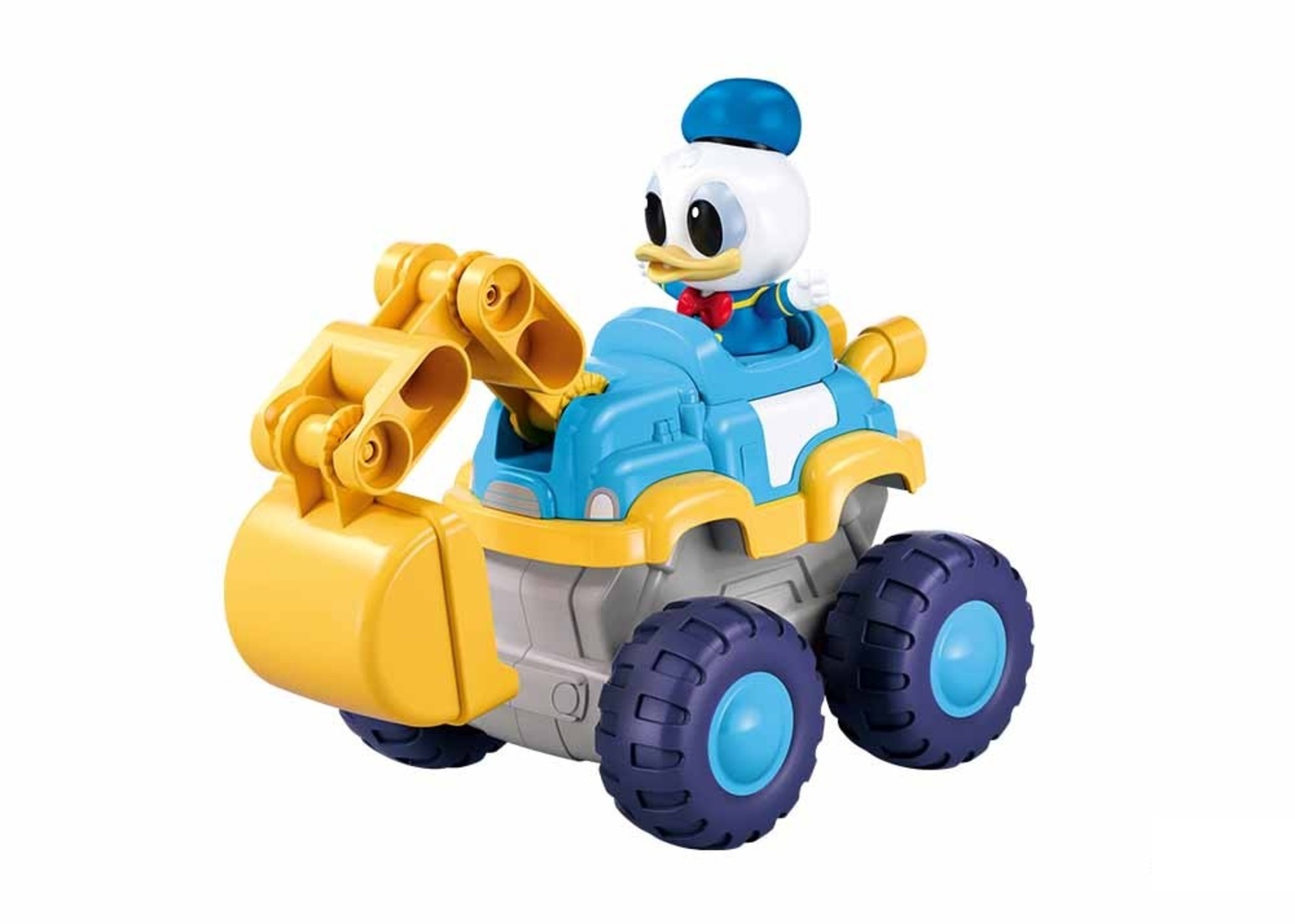 【迪士尼】組裝磨輪工程車 唐老鴨推土機 strc