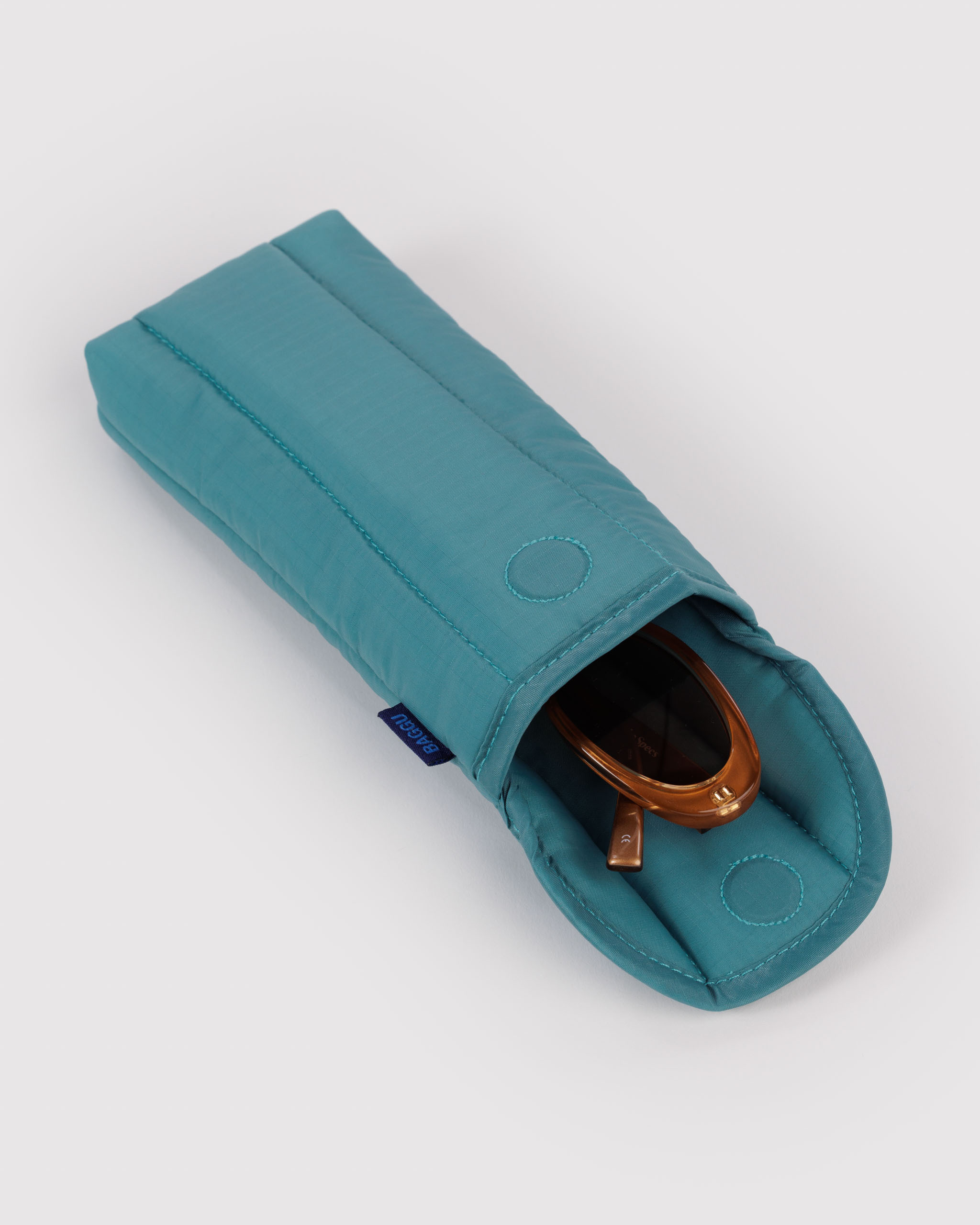Puffy Glasses Sleeve - Peacock｜BAGGU