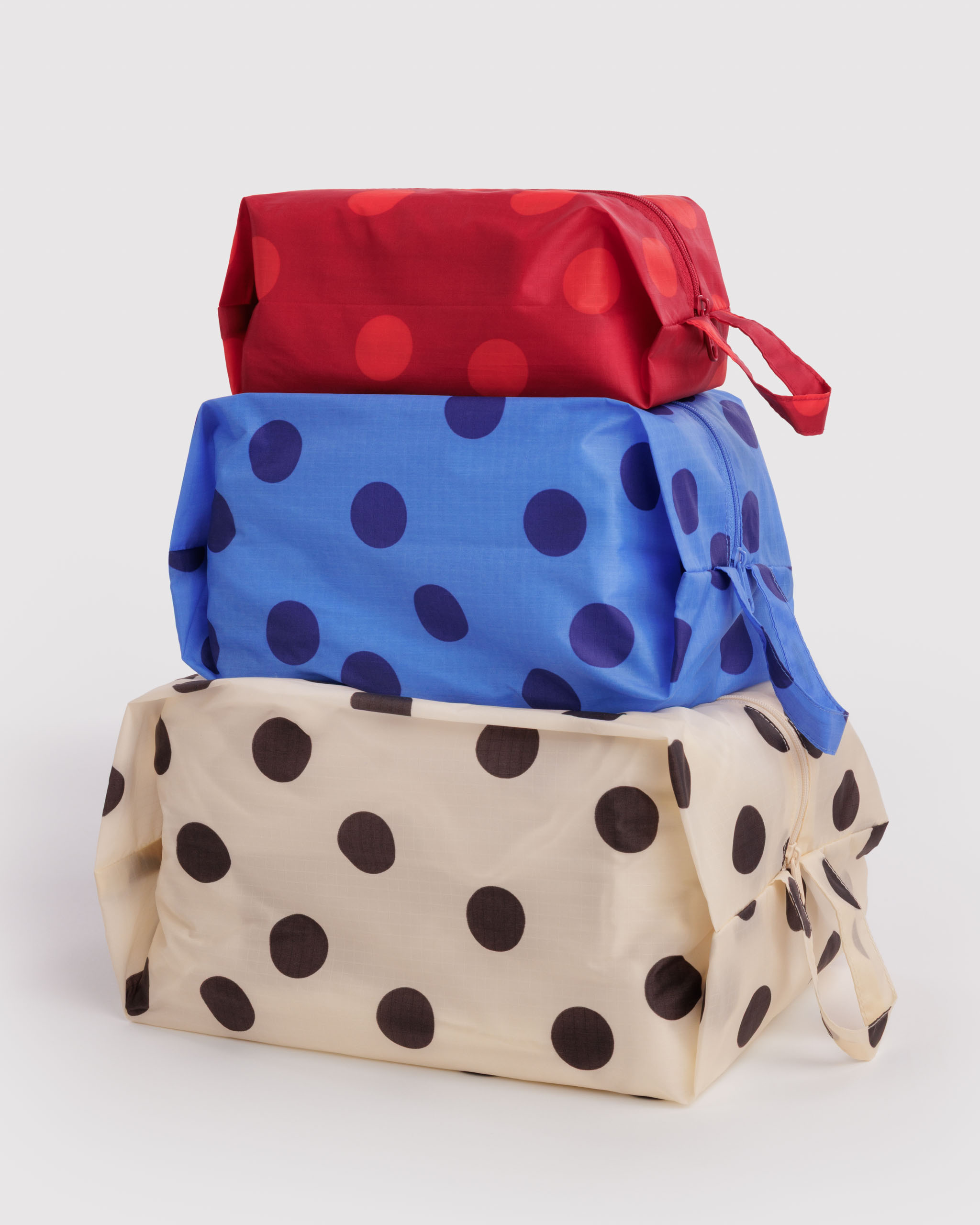 3D Zip Set - Polka Dot Mix | BAGGU