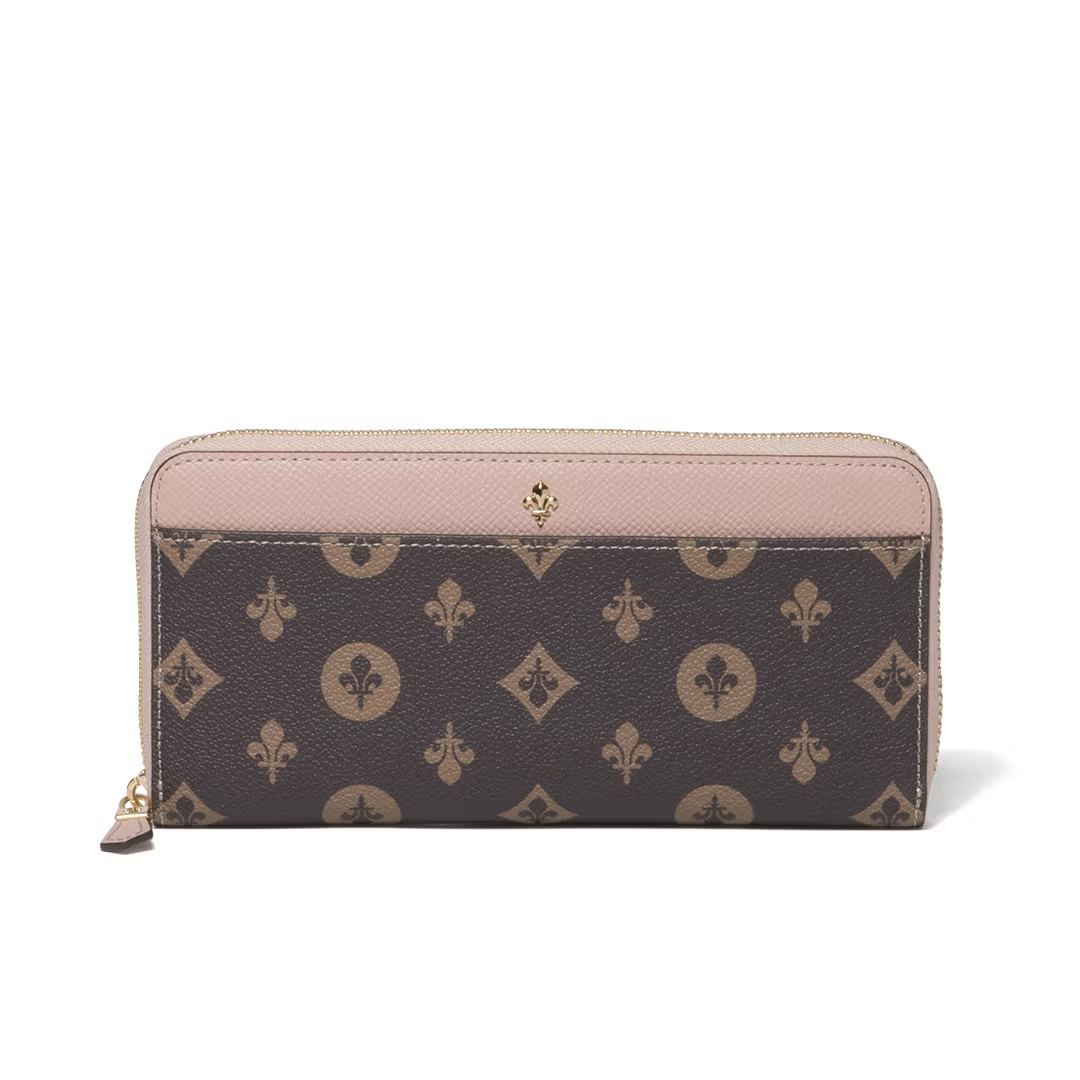 Patrick Cox Classical Lily Zip Around Long Wallet (Pink)