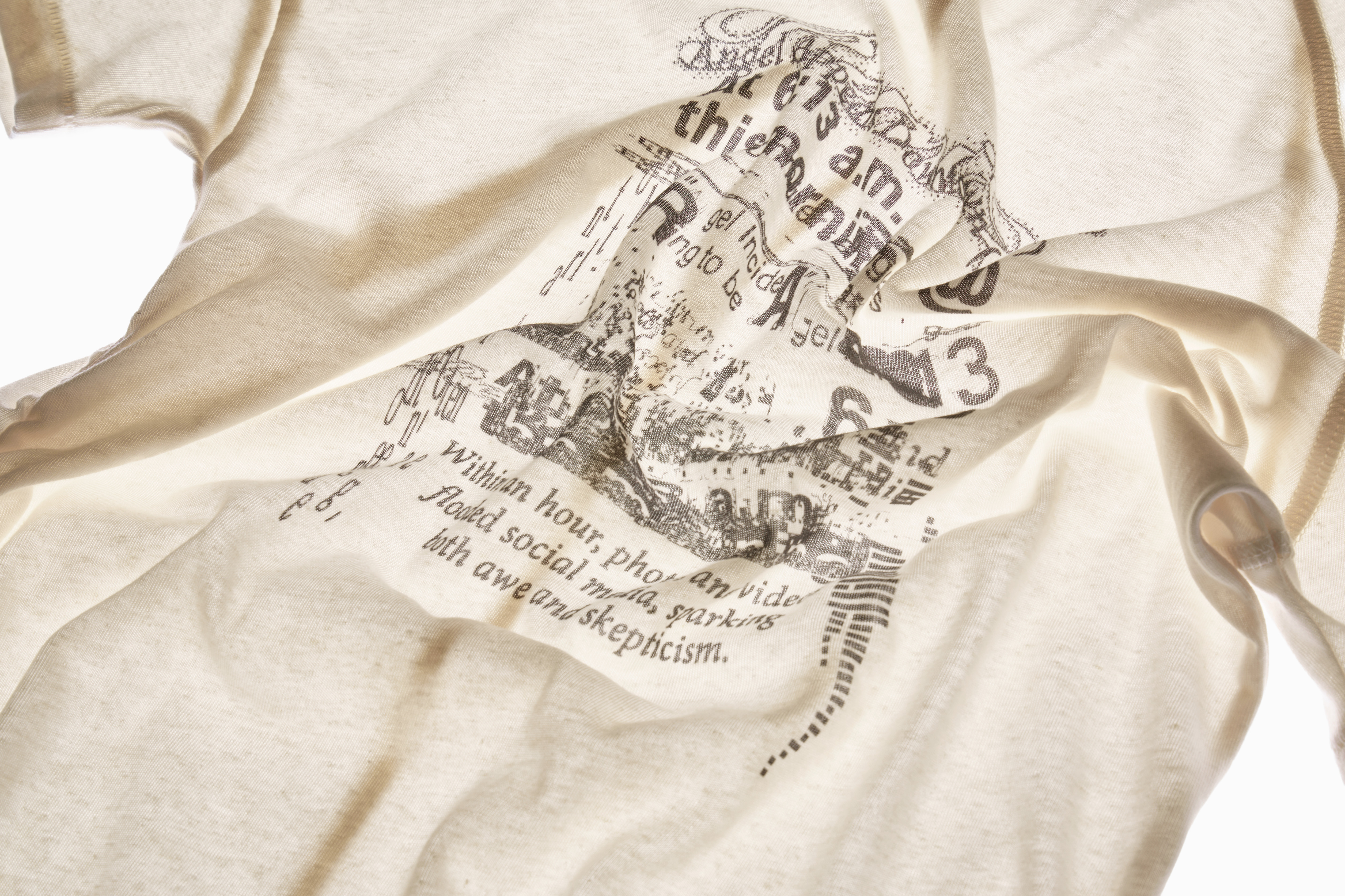 REMIX "Angel Report Hybrid Sleeve" TEE (White)