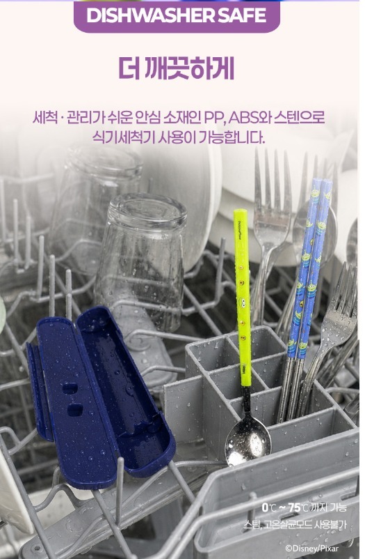 🇰🇷 迪士尼反斗奇兵三眼仔不銹鋼餐具套裝