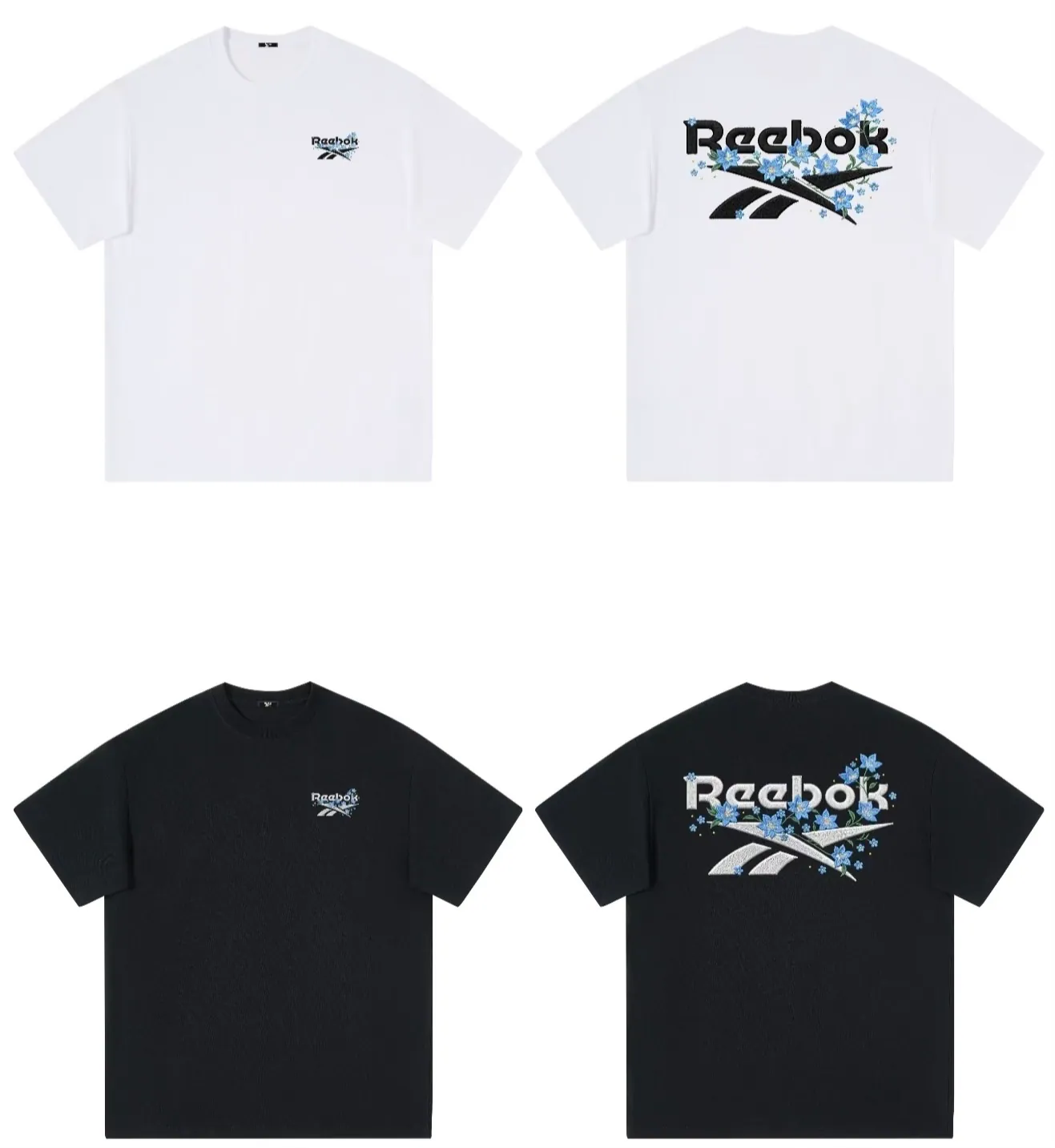 【現貨】REEBOK 背後大LOGO 花卉 短袖上衣 4色 RB26018