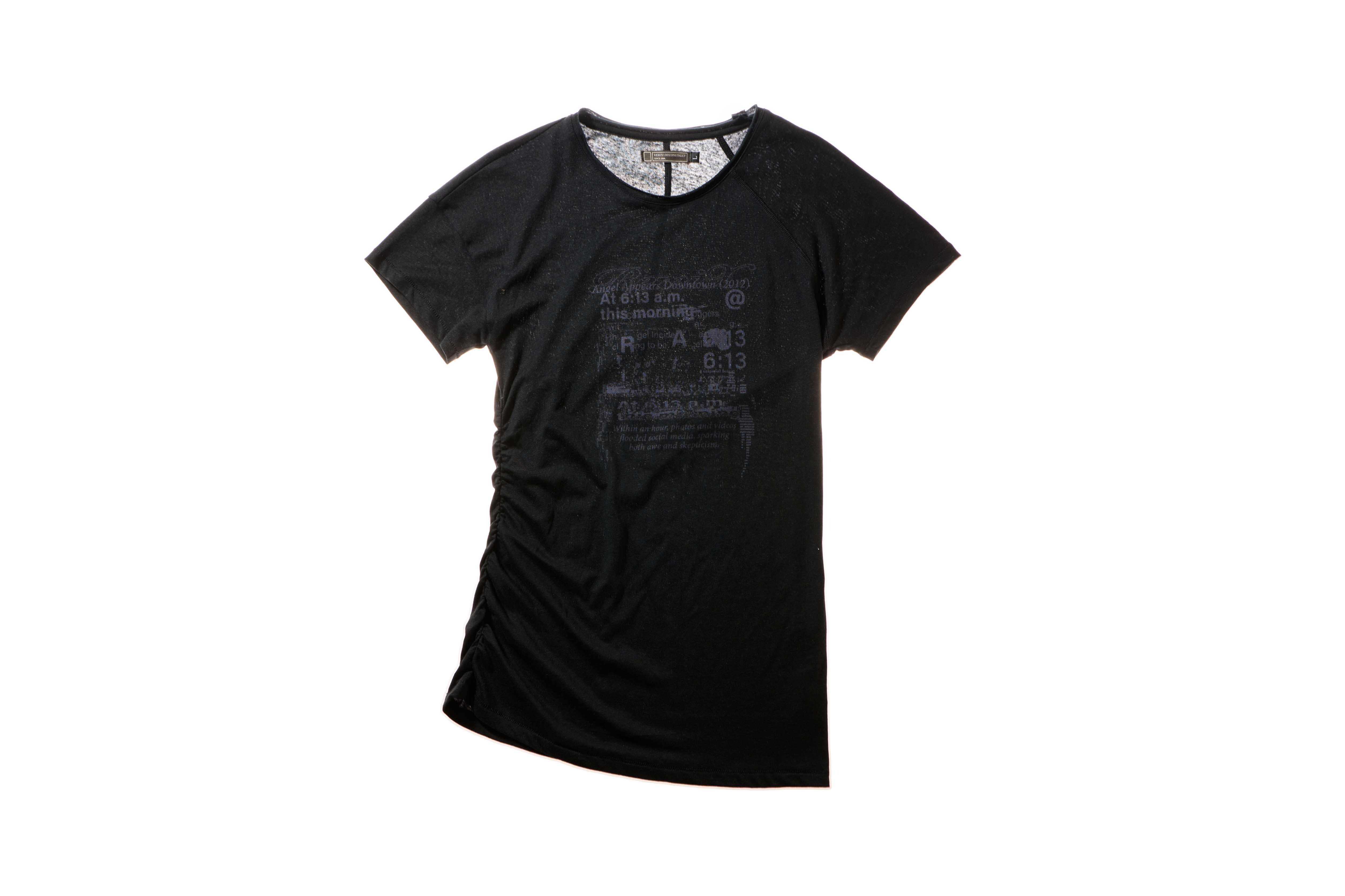 REMIX "Angel Report Hybrid Sleeve" TEE (Black)