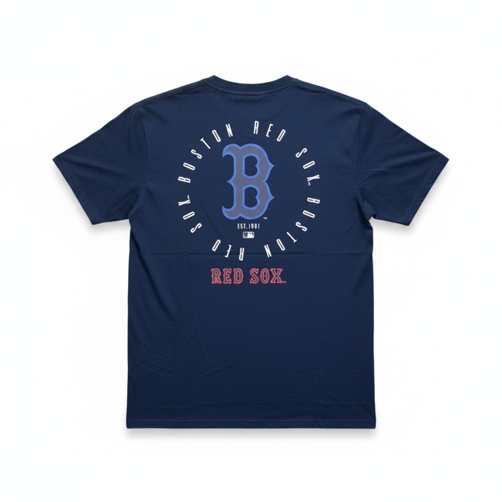 MLB 短T 波士頓 紅襪隊 深藍 PLAY BALL 短袖 T恤 MLBTS526120-NV2