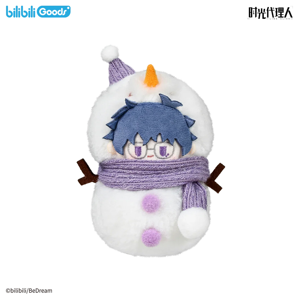 bilibiliGoods 《時光代理人》動畫 絨絨冬日系列 雪人毛絨掛件 劉梟款
