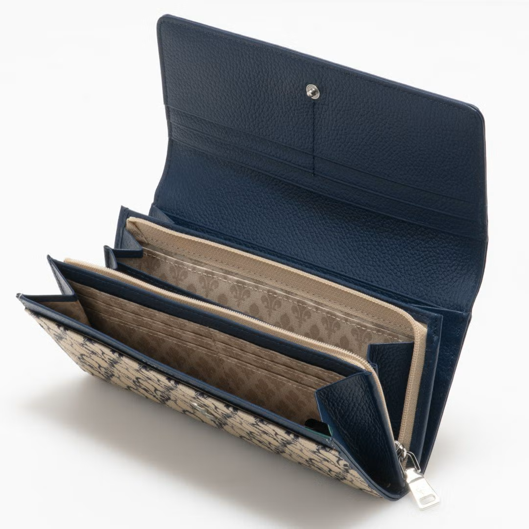 Patrick Cox Baron2 Long Wallet (Navy)