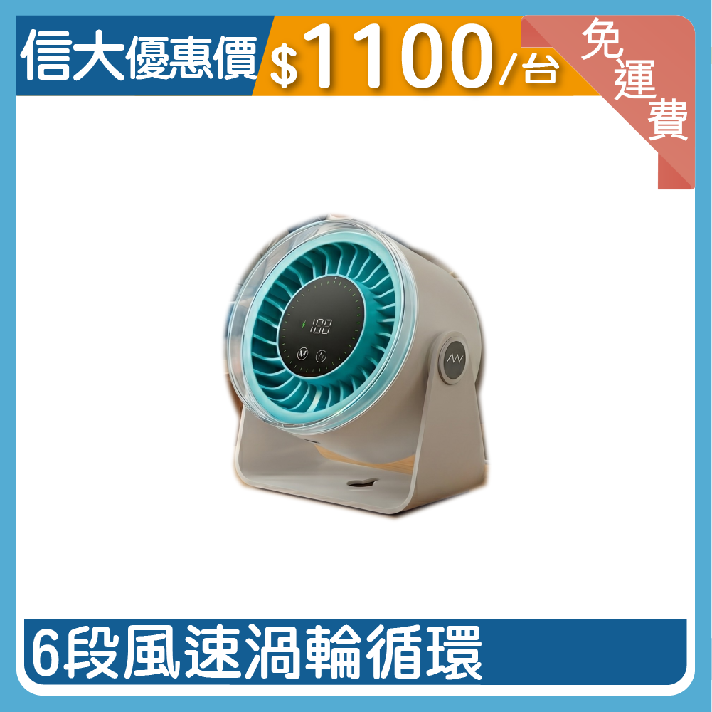 【信大】大自然負離子旋風循環扇