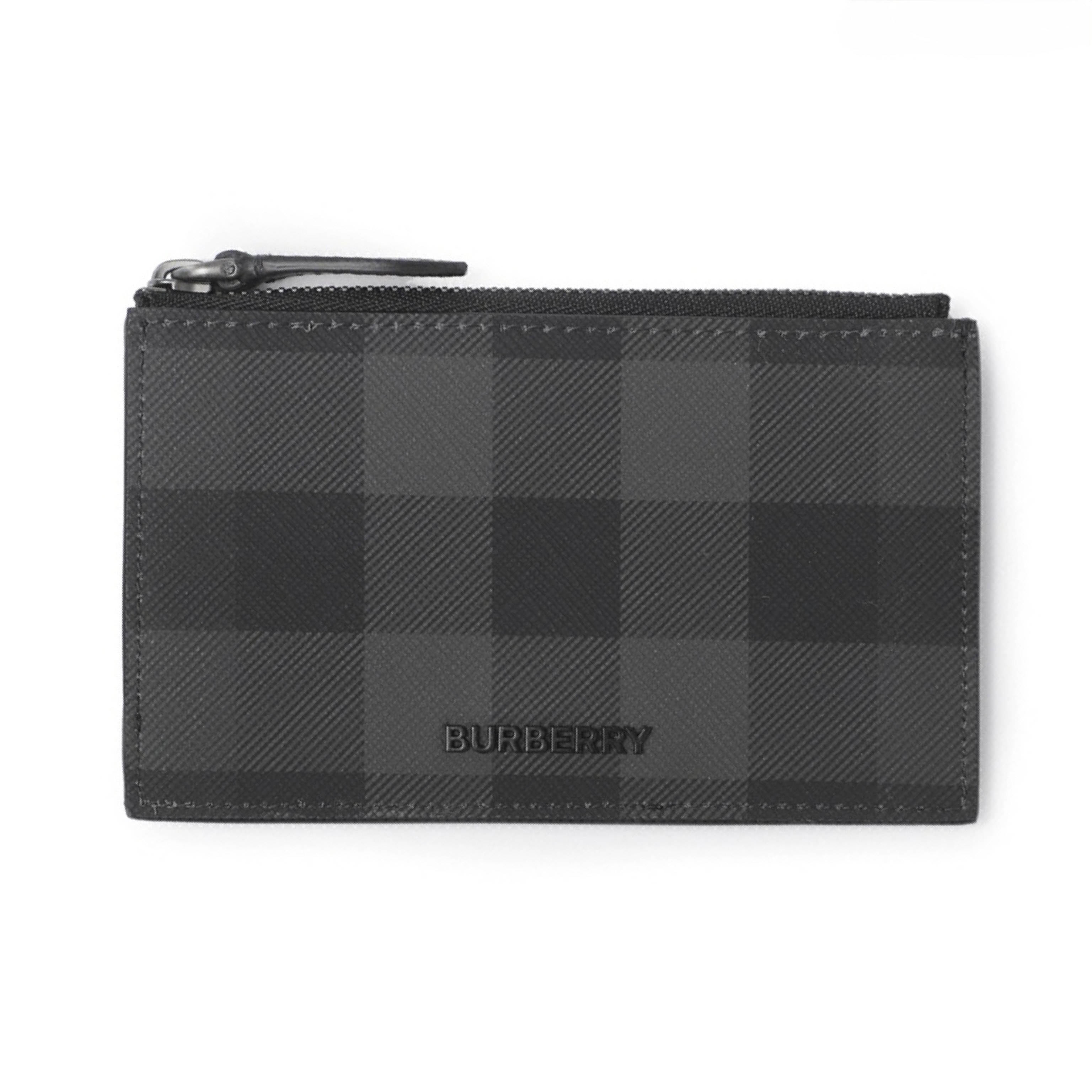 Burberry 格紋拉鍊零錢包