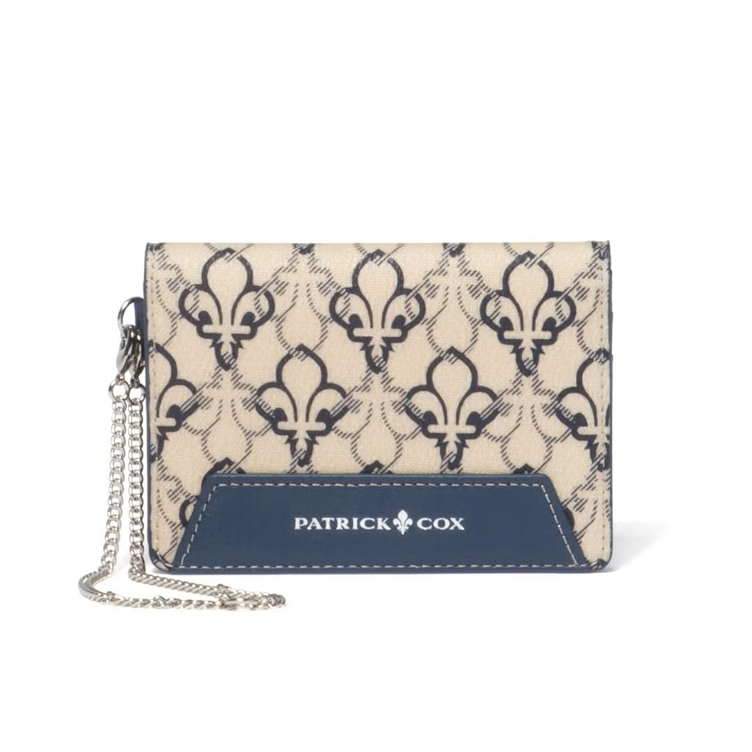 Patrick Cox Baron2  Card Case (Navy)