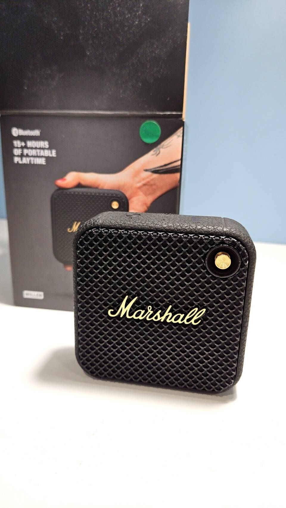 福利品出清【Marshall】Willen 藍牙便攜式防水喇叭 台灣公司貨 古銅黑