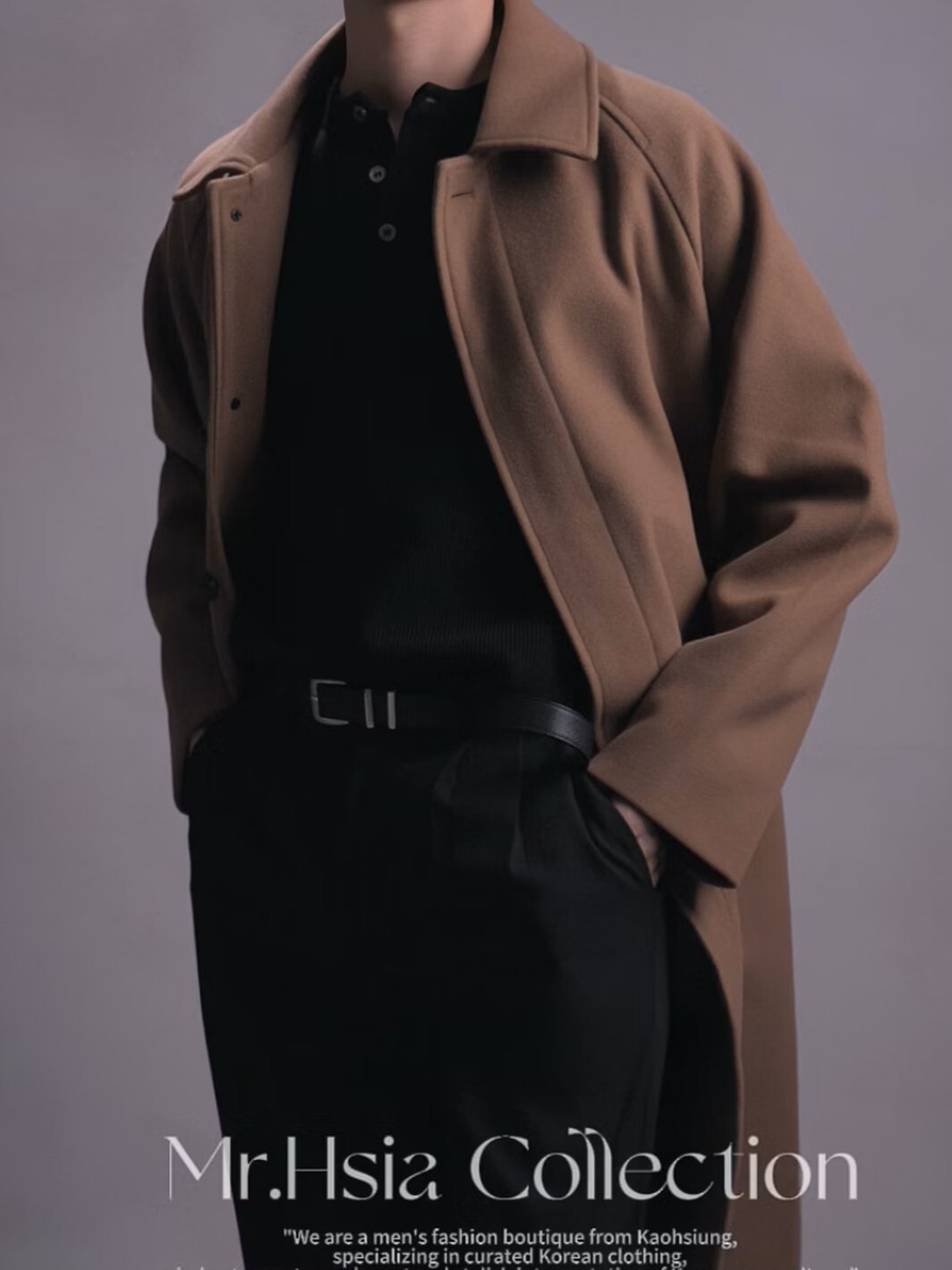 釜山男子長板大衣