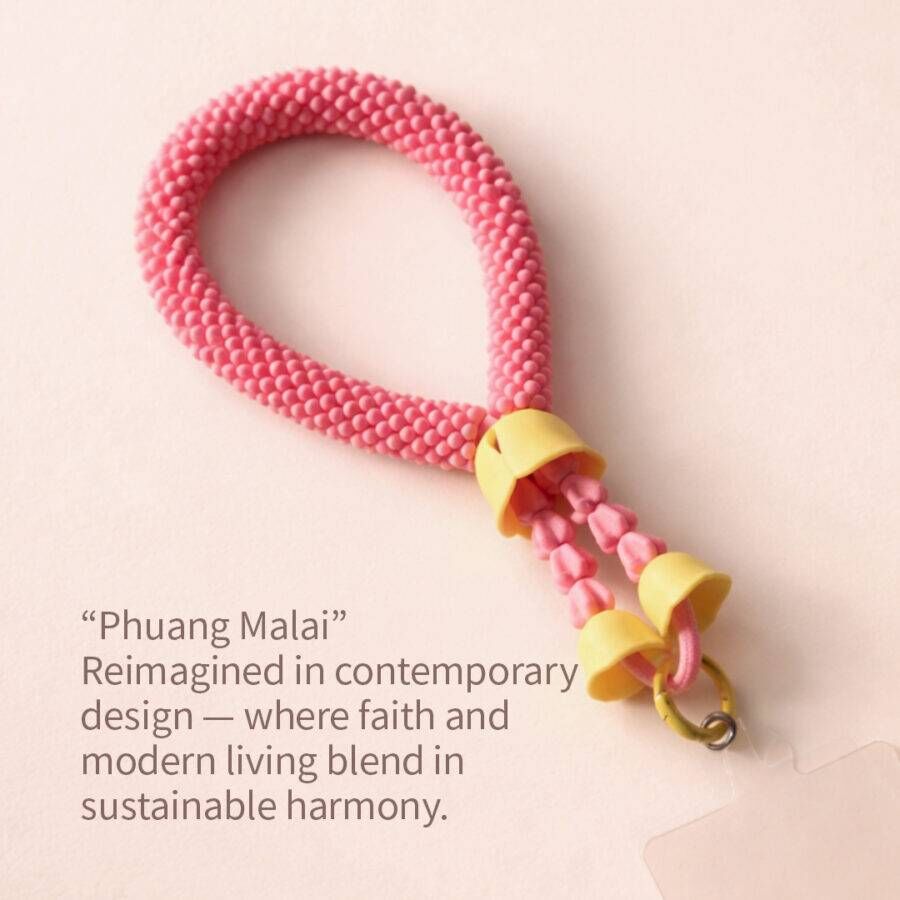 【 泰國連線 】QUALY Malai Mali 花環香氛手機掛繩