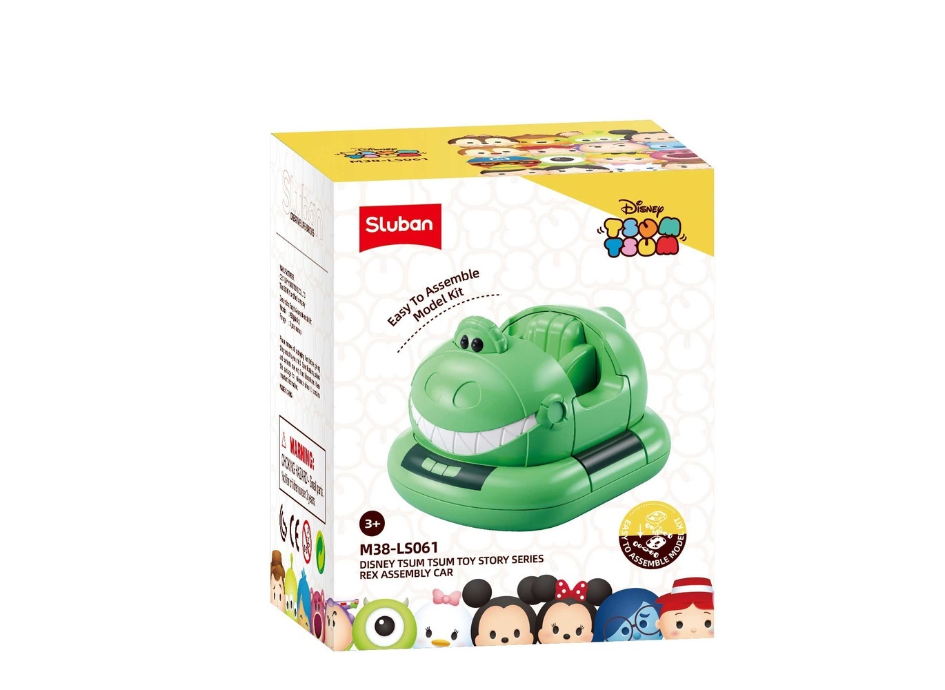 【迪士尼】Tsum Tsum 組裝迴力車 抱抱龍 strc