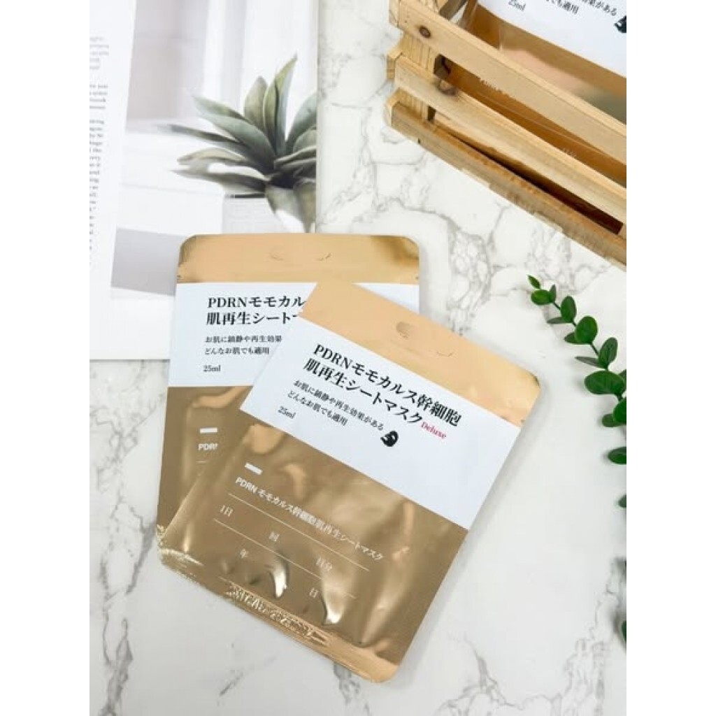 韓國製造 金色二代升級版-東京銀座皮膚科 院內處方專用 PDRN幹系胞再生水光面膜-25mlX10入