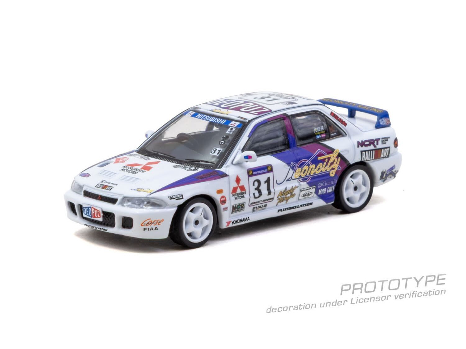 預訂:1/64 TARMAC Mitsubishi Lancer Evolution Hong Kong Beijing Rally 2025 (T64G-048-25HKBR31)