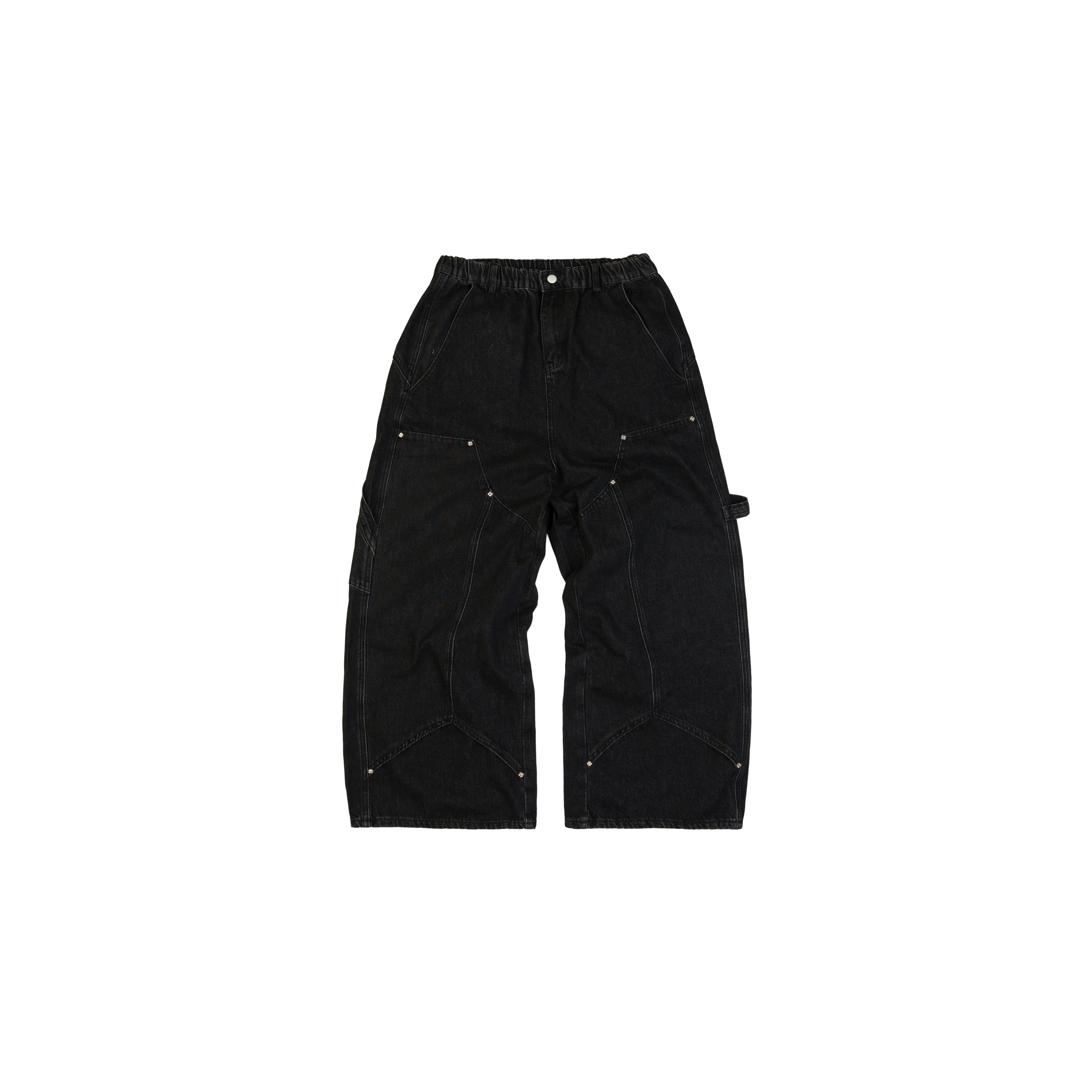 SATIVA DOB-01 “Reconstructed” Jeans 丹寧 卯釘 工裝 長褲 黑色