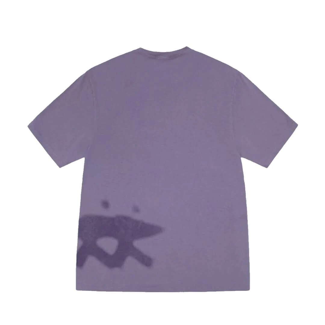 Stussy Low Tide Tee Pigment Dyed 渲染殘影