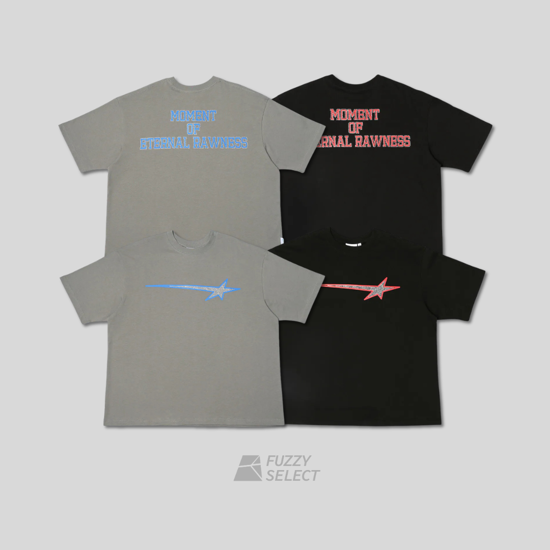 【逢甲 FUZZY】MTA Logo Rhinestone Boxy Tee 水鑽 短袖 黑色 灰色 M26SDT